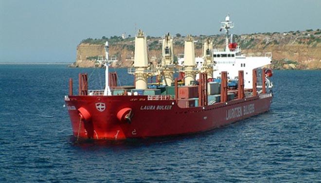 Laura Bulker - generously diverted from its course to assist in the rescue ©  SW